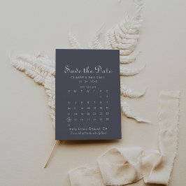 Eenvoudige avond Boho sparen de Kalender van de Da Save The Date