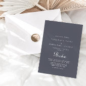 Eenvoudige avond van Boho Boda Wedding Kaart