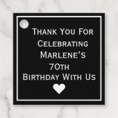 Eenvoudige avontuurtjes voor volwassenen bedankjes labels (Voorkant)