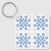 Eenvoudige Azulejo Sleutelhanger (Voorkant)