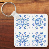 Eenvoudige Azulejo Sleutelhanger (Voorkant)