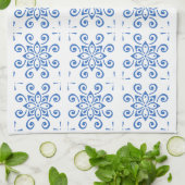 Eenvoudige Azulejo Theedoek (Gevouwen)