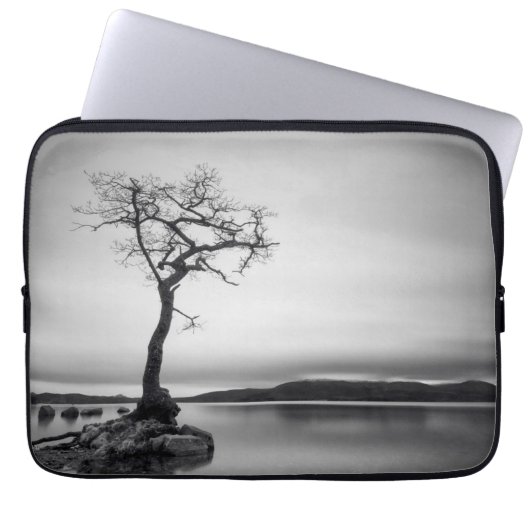 Eenvoudige baasstructuur laptop sleeve (Voorkant)