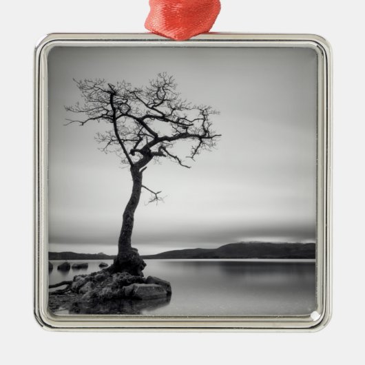 Eenvoudige baasstructuur metalen ornament (Voorkant)