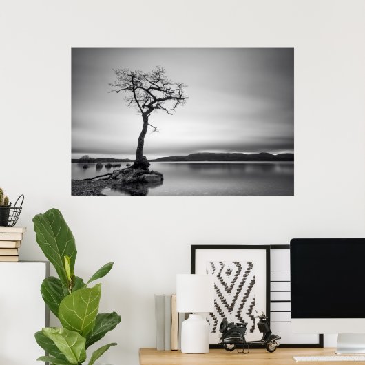 Eenvoudige baasstructuur poster (Thuiskantoor)