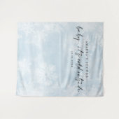 Eenvoudige Baby Het is Koud Buiten Winter Achtergr Wandkleed (Voorkant (horizontaal))