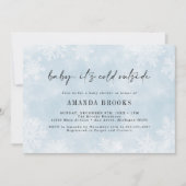 Eenvoudige Baby Het is Koud Buiten Winter Baby sho Kaart (Voorkant)