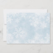 Eenvoudige Baby Het is Koud Buiten Winter Baby sho Kaart (Achterkant)