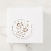 Eenvoudige Baby is brouwen Dank u Bedankjes Labels (In situ)