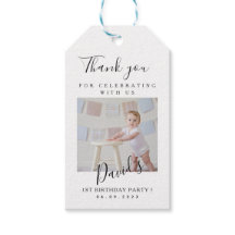 Eenvoudige Baby met één eerste verjaardag foto