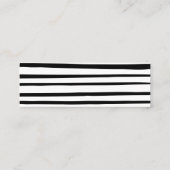 Eenvoudige Baby shower registerkaart Mini Visitekaartje (Achterkant)