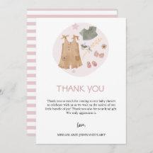 Eenvoudige babykleding Roze Baby shower