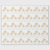 Eenvoudige babypadshow voor Waterverf met openhart Cadeaupapier (Vlak)