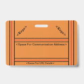 Eenvoudige badge (Back)