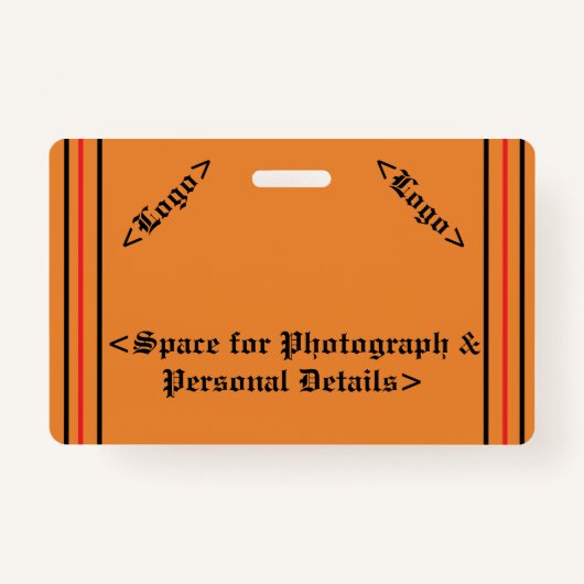 Eenvoudige badge (Voorkant)