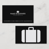 eenvoudige bagage visitekaartje (Voorkant / Achterkant)