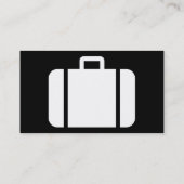 eenvoudige bagage visitekaartje (Achterkant)