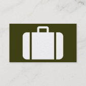 eenvoudige bagage visitekaartje (Achterkant)