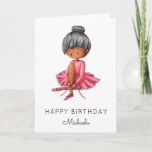 Eenvoudige Ballerina Roze Tutu Zwart Meisje Verjaa