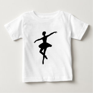 Eenvoudige Ballet Zwarte Witte Ballerina