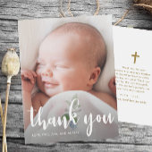 Eenvoudige Baptisme Hartelijk dank voor het Briefk Briefkaart