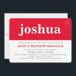 EENVOUDIGE BAR MITZVAH cool moderne joodse ster ro Kaart<br><div class="desc">Een trendy, eenvoudig ontwerp voor de BAR MITZVAH UITNODIGINGEN van uw kind. Wow je vrienden en familie met dit kleine aantal ;DSetup als een sjabloon het is eenvoudig voor u om uw eigen gegevens toe te voegen, voeg uw foto of druk op de knop aanpassen en u kunt tekst, lettertypen,...</div>