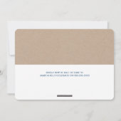 EENVOUDIGE BAR MITZVAH cool moderne ster van david Kaart (Achterkant)