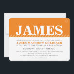 EENVOUDIGE BAR MITZVAH modern joods ster sinaasapp Kaart<br><div class="desc">door kat massard >>> WWW.SIMPLYSWEETPAPERIE.COM << Een trendy, eenvoudig ontwerp voor de BAR MITZVAH INVITATIONS van uw kind. Wow je vrienden en familie met dit kleine aantal; DSetup als een sjabloon het is eenvoudig voor u om uw eigen gegevens toe te voegen, uw foto toe te voegen of op de...</div>