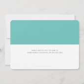 EENVOUDIGE BAR MITZVAH moderne minimale ster mintg Kaart (Achterkant)