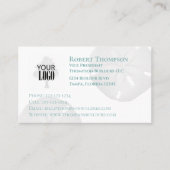 Eenvoudige Basic Professional Voeg uw Logo B toe Visitekaartje (Voorkant)