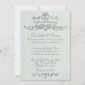 Eenvoudige Basic Wedding-uitnodigingen Kaart (Voorkant)