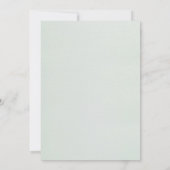 Eenvoudige Basic Wedding-uitnodigingen Kaart (Achterkant)