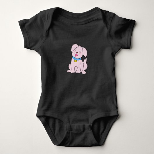 Eenvoudige Basis Puppy Baby Top (Voorkant)