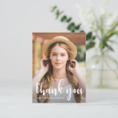 Eenvoudige Bat Mitswa Dank U Davidster Foto Briefkaart (Staand voorkant)