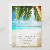 Eenvoudige batchbestemming bruiloft kaart (Voorkant)