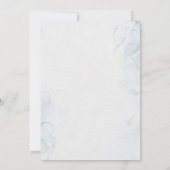 Eenvoudige Beach Ocean Seashell Krans Baby shower Kaart (Achterkant)