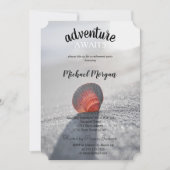 Eenvoudige Beach Seashell Pensioenfeest Kaart (Voorkant)