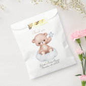 Eenvoudige Bearly Baby shower gunstzak Bedankzakje (Gezegeld)
