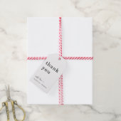 Eenvoudige bedank cadeaukaart cadeaulabel (Met Touw)