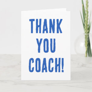 Eenvoudige bedankkaart voor je coach