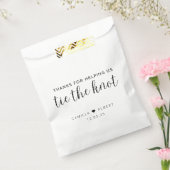 Eenvoudige Bedankt om ons te helpen het stropdas v Bedankzakje (Gezegeld)