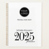 Eenvoudige Bedrijf Logo Custom 2025 Planner (Voorkant)