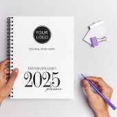 Eenvoudige Bedrijf Logo Custom 2025 Planner