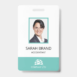 Eenvoudige Bedrijfs ID Personeel Badge