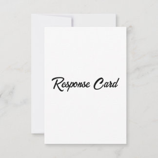 Eenvoudige bedrijfs promotie 3.5" x 5" RSVP kaartje