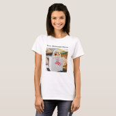Eenvoudige bedrijfsfoto en QR-promotiecode T-shirt (Voorkant volledig)