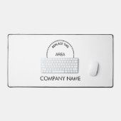 Eenvoudige bedrijfsnaam en Logo White Bureaumat (Keyboard & Muis)