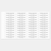 Eenvoudige Bedrijfsnaam Kleding Merk Stof Iron On Labels (Vel)