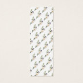 Eenvoudige Bedrijfsnaam Witte Vertoning Hang Label Mini Visitekaartjes (Achterkant)