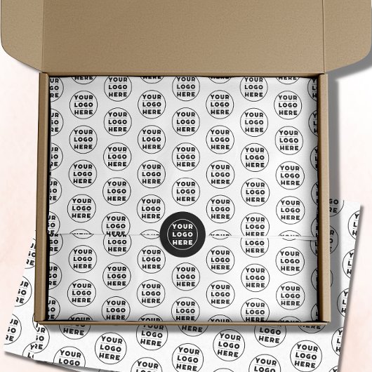 Eenvoudige BedrijfsVerpakking van de Logo van het Tissuepapier